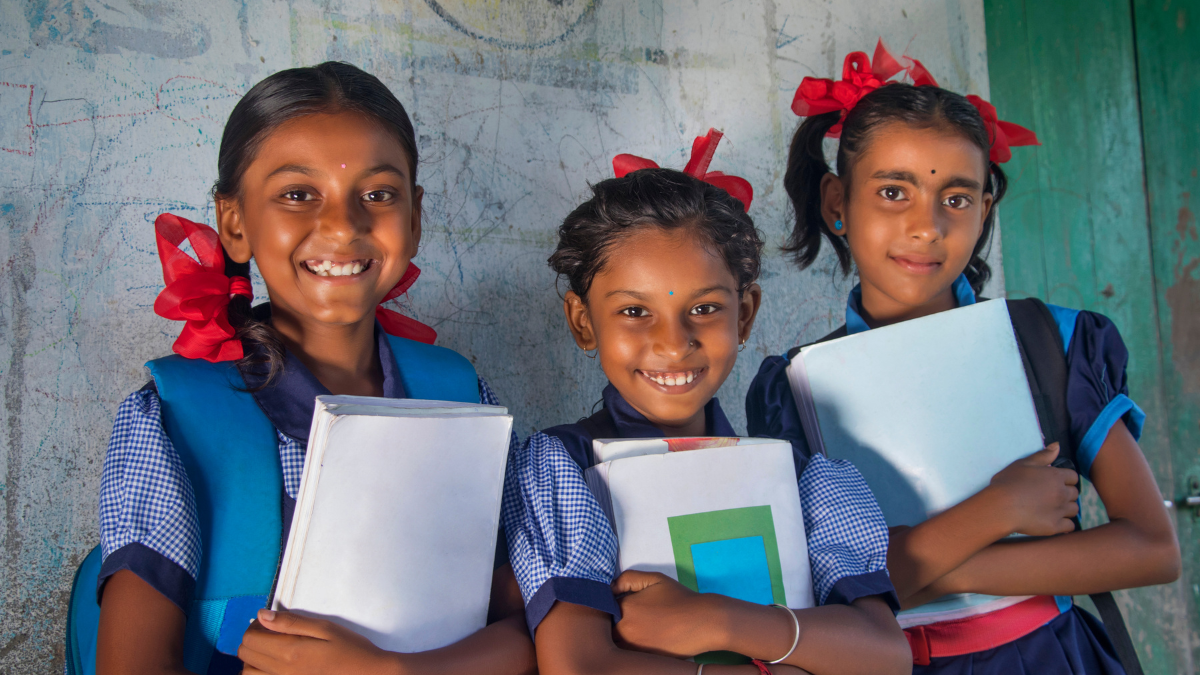 Illustrative children and education visual