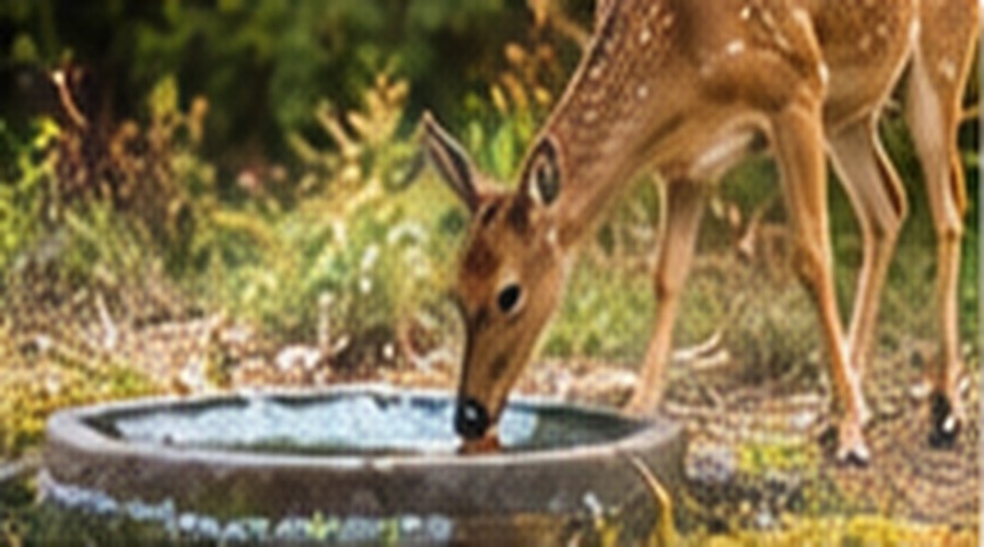 Illustrative wildlife water visual